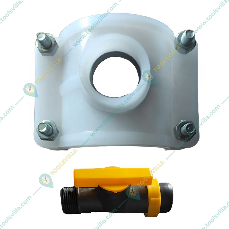 5 Pieces Saddle Clamp with 32 mm Cock for Agriculture Water Supply Pipe(Size-2 Inch)