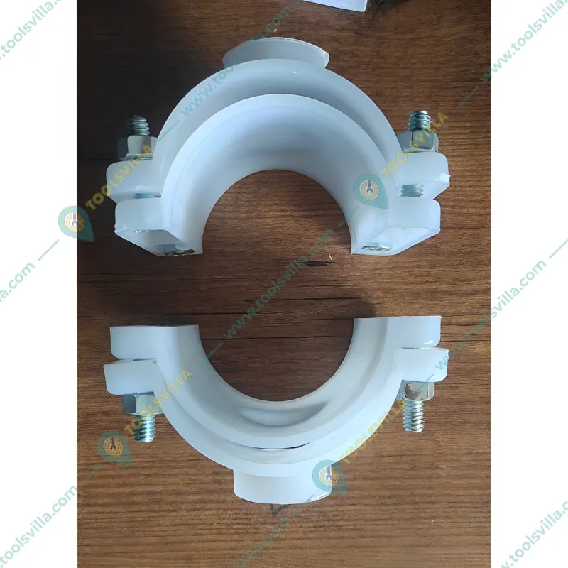 5 Pieces Saddle Clamp with 32 mm Cock for Agriculture Water Supply Pipe(Size-2 Inch)