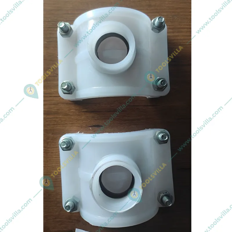 5 Pieces Saddle Clamp with 32 mm Cock for Agriculture Water Supply Pipe(Size-2 Inch)