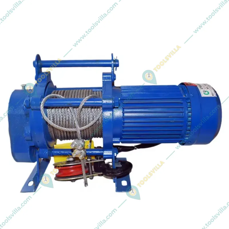 Damar 500-1000 KG load capacity, 3 hp Electric Wire Rope Hoist With 8 MM & 50 Meter Wire Rope