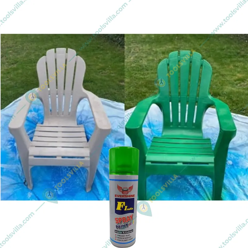 Evershine 500 ml Green Spray Paint uses on Metal, Plastic and Wood