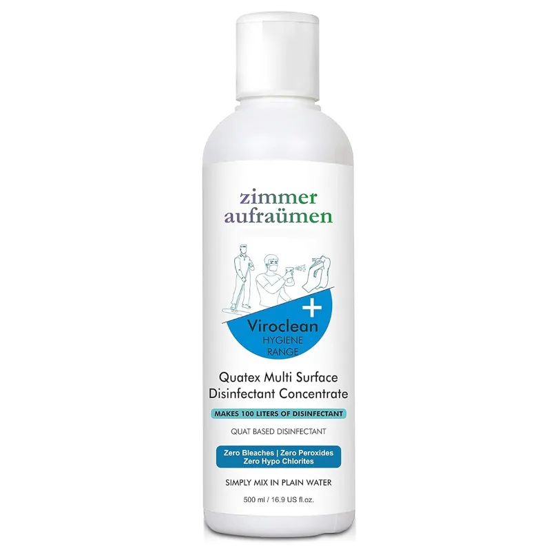 Zimmer Aufraumen 500ml Quatex Multi Surface Disinfectant Concentrate Liquid 