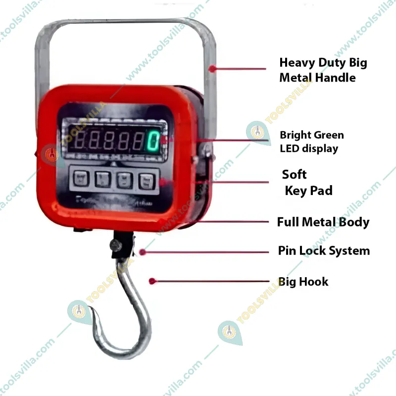 Metis 50 Kg Capacity Iron Hanging Scale Weighing Machine With 1 Year Warranty