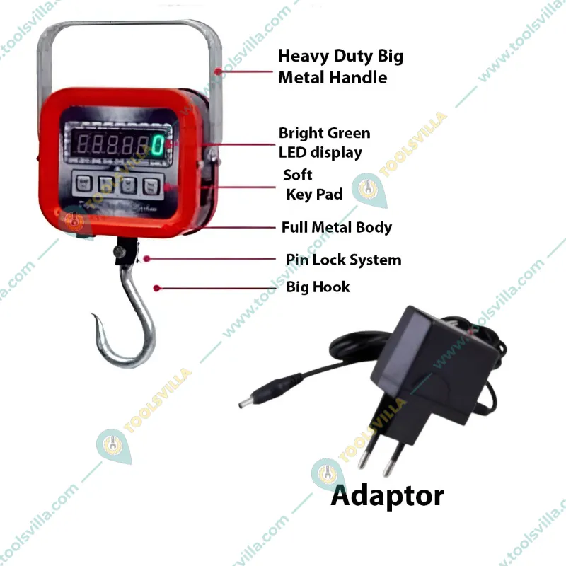 Metis 50 Kg Capacity Iron Hanging Scale Weighing Machine With 1 Year Warranty