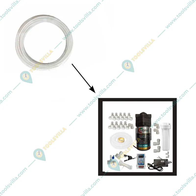 Fogger 50 Feet (1524 cm) Pipe 1/4 Inch (6mm) For Fogger System Kit	