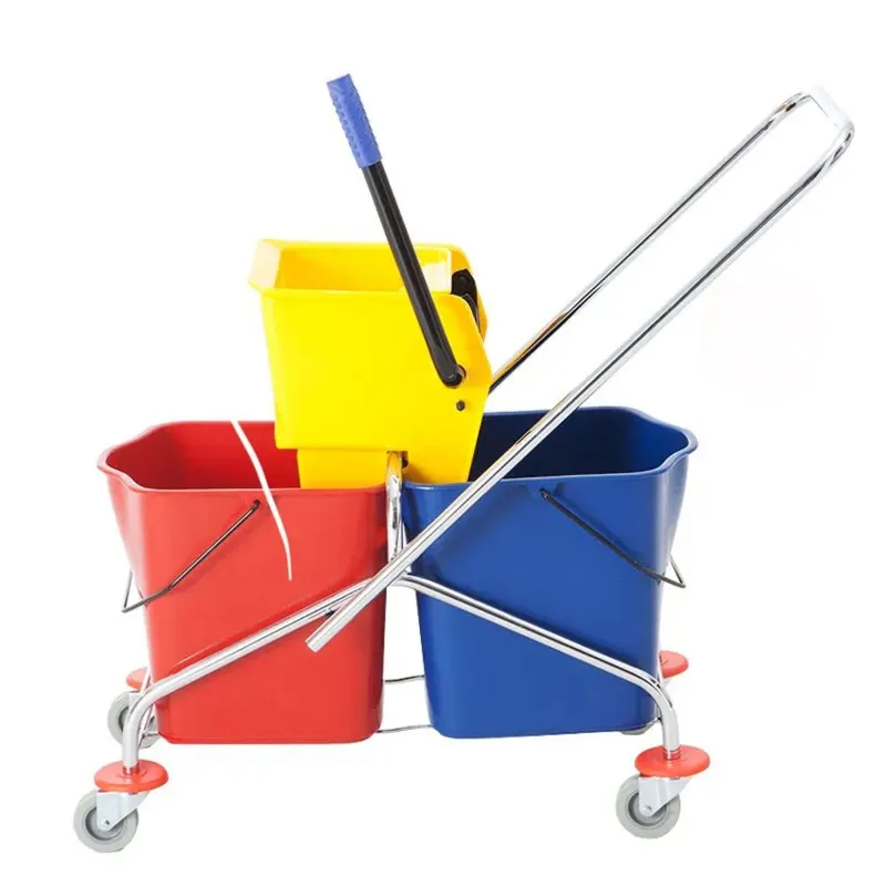 Surie Polex 50 Liter Double Bucket Mop Side Press Wringer Trolley