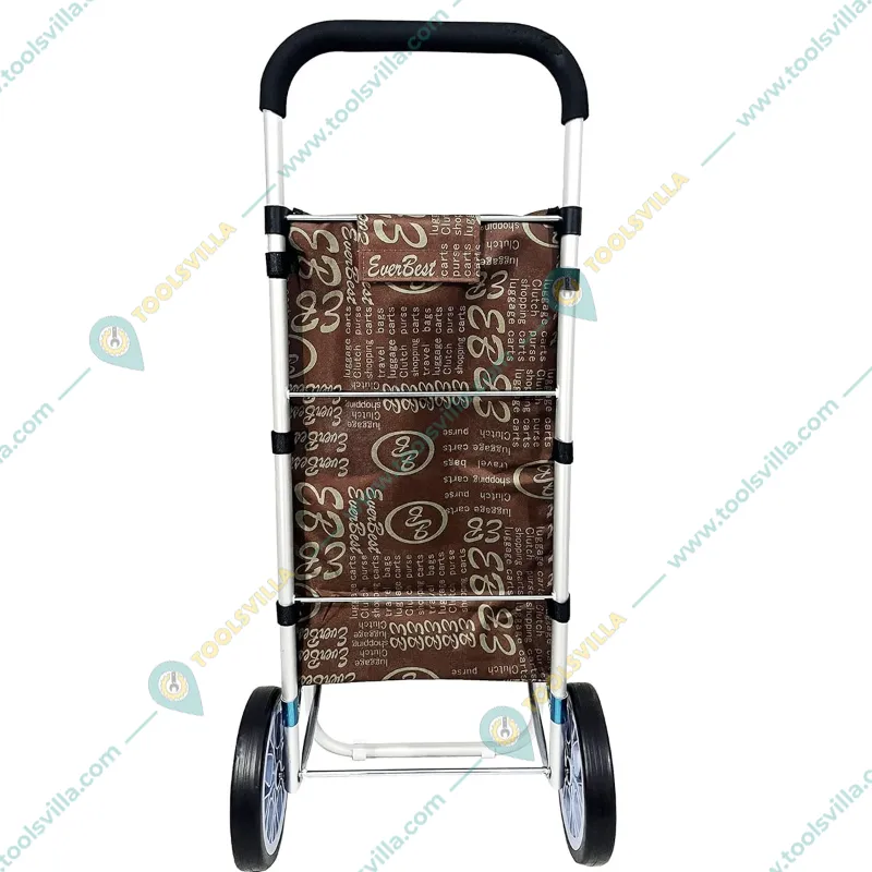 BESTLO EVERBEST® 50 Liter Jumbo Shopping Trolley Bag with Wheels Brown Colour( 2 Year Warranty )