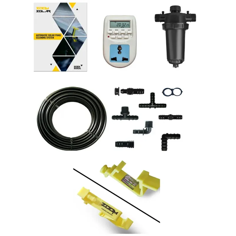 Solar Panel Cleaning Kit With Controller for 50 Panels by Zoom Solar