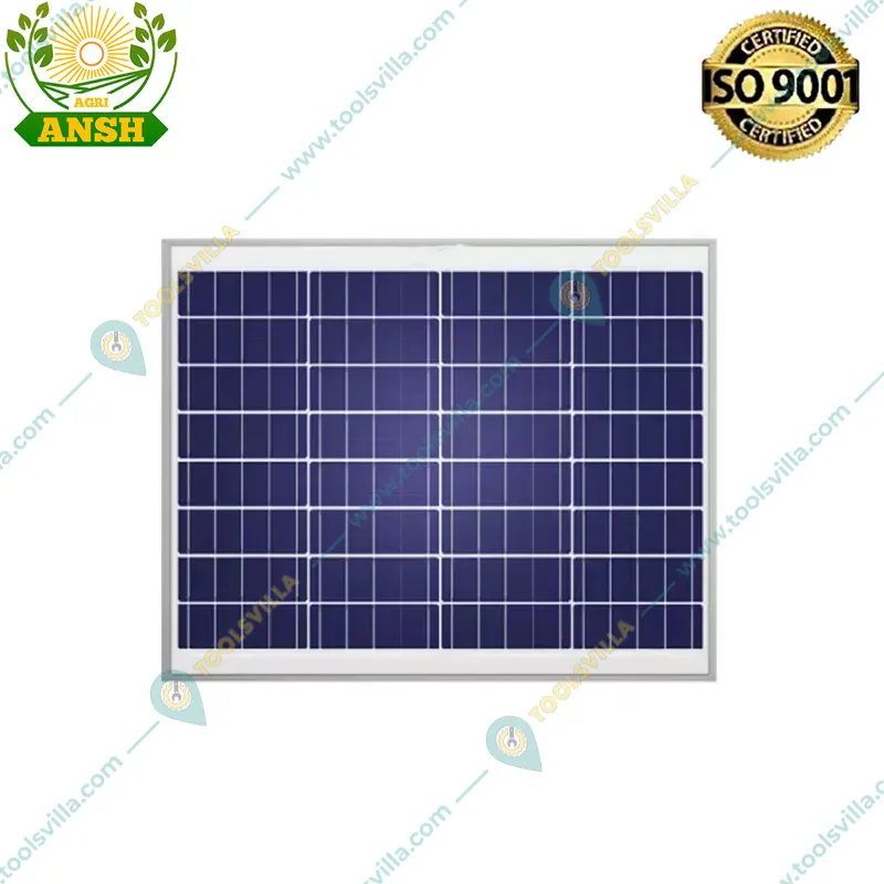 Agriansh Premium Quality 50 Wp Solar Panel of 19.38 Voltage