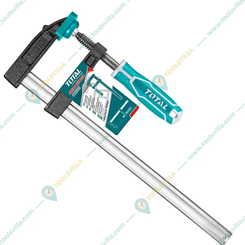 Total 50x150 mm F-Clamp with 170Kg Max Clamp Force (THT1320501) pack of 2
