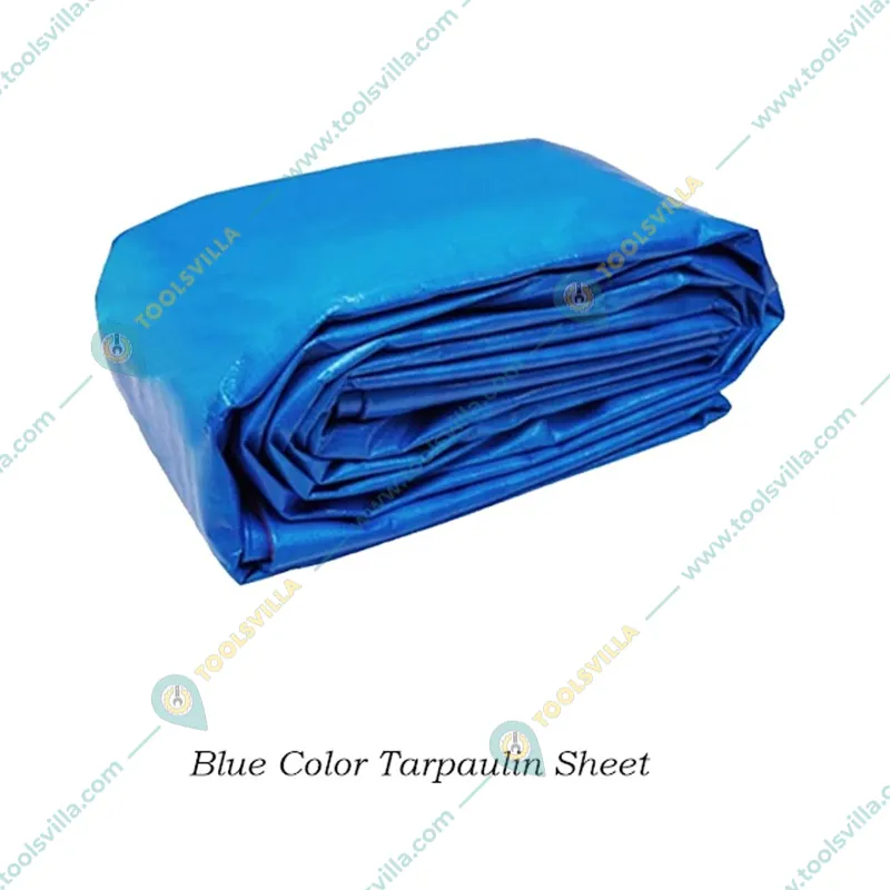 ZN Global 550 GSM 20 feet x 30 feet Nylon Fabric, PVC Coated, UV Protected, Waterproof Tarpaulin Sheet(Color-Blue)