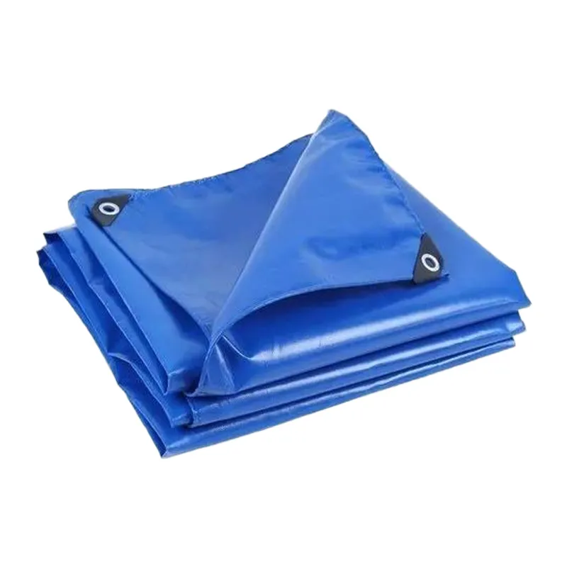 ZN Global 550 GSM 20 feet x 40 feet Nylon Fabric, PVC Coated, UV Protected, Waterproof Tarpaulin Sheet(Color-Blue)