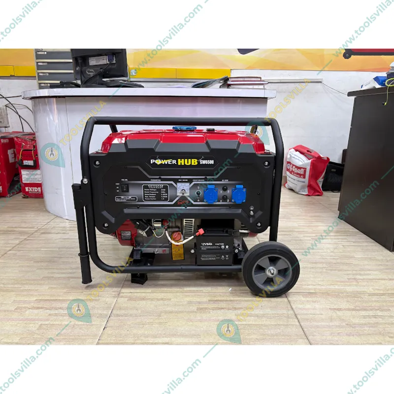 Power Hub 5.5 KVA Single Phase Electric Start Petrol Run Generator(SW6500)