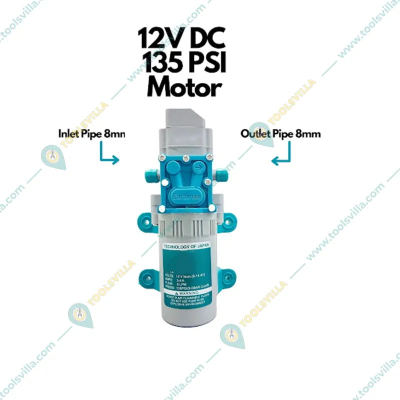 Heavy Duty 12V DC 135 PSI Motor Pump for Battery Sprayer