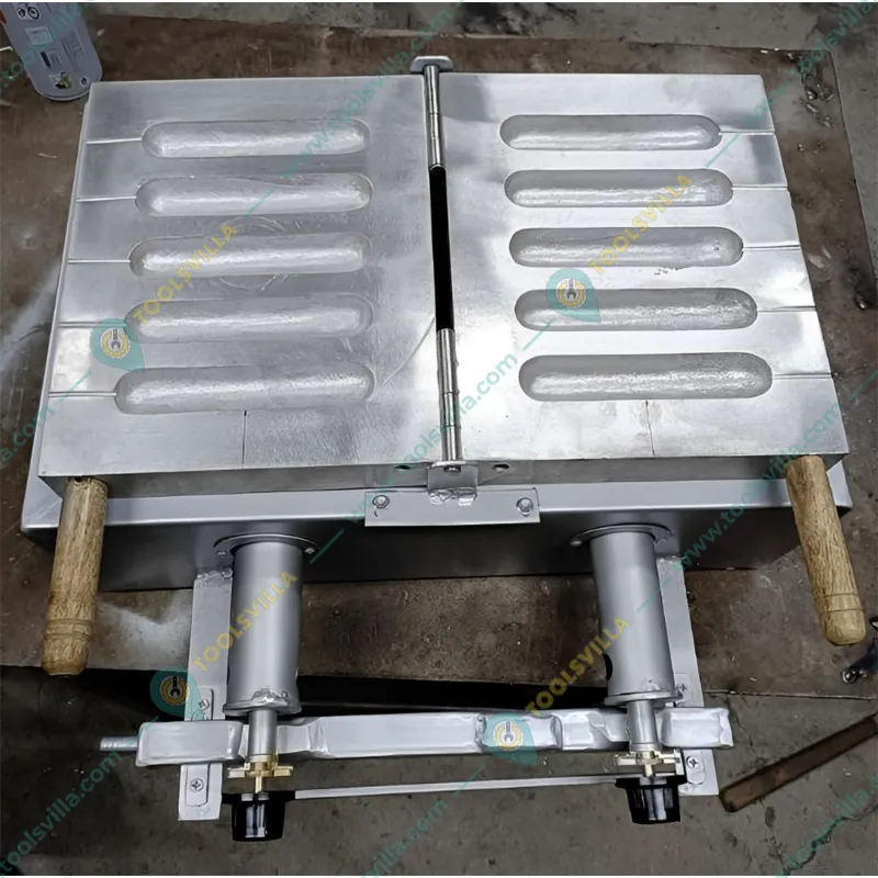 Commercial Gas Operated 5 Pcs Egg Sausage Roll Maker Machine