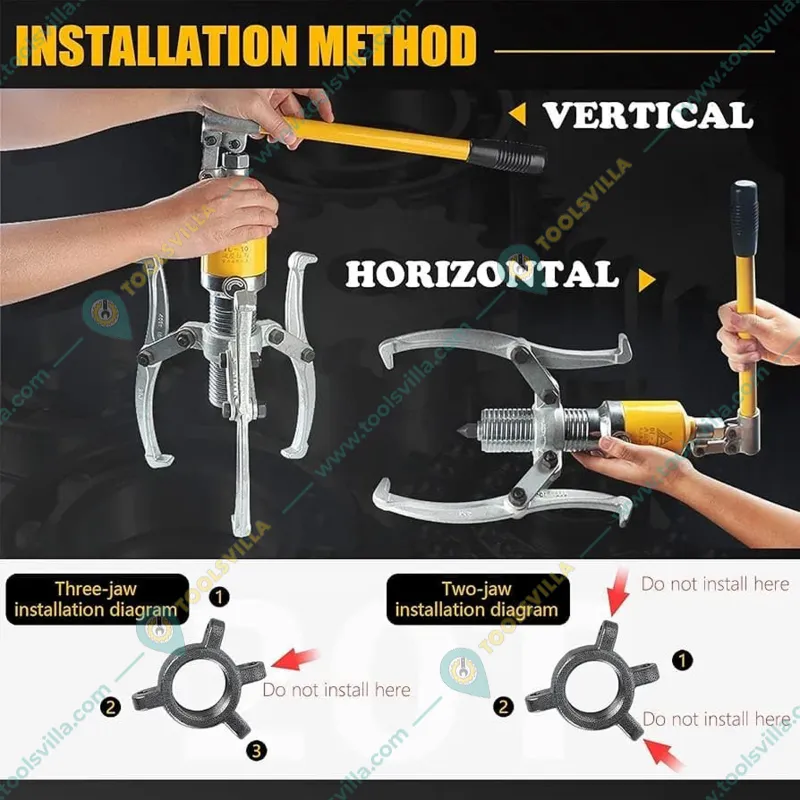 Nutronics 5 Ton Hydraulic Gear Puller (NS YL-5TON)