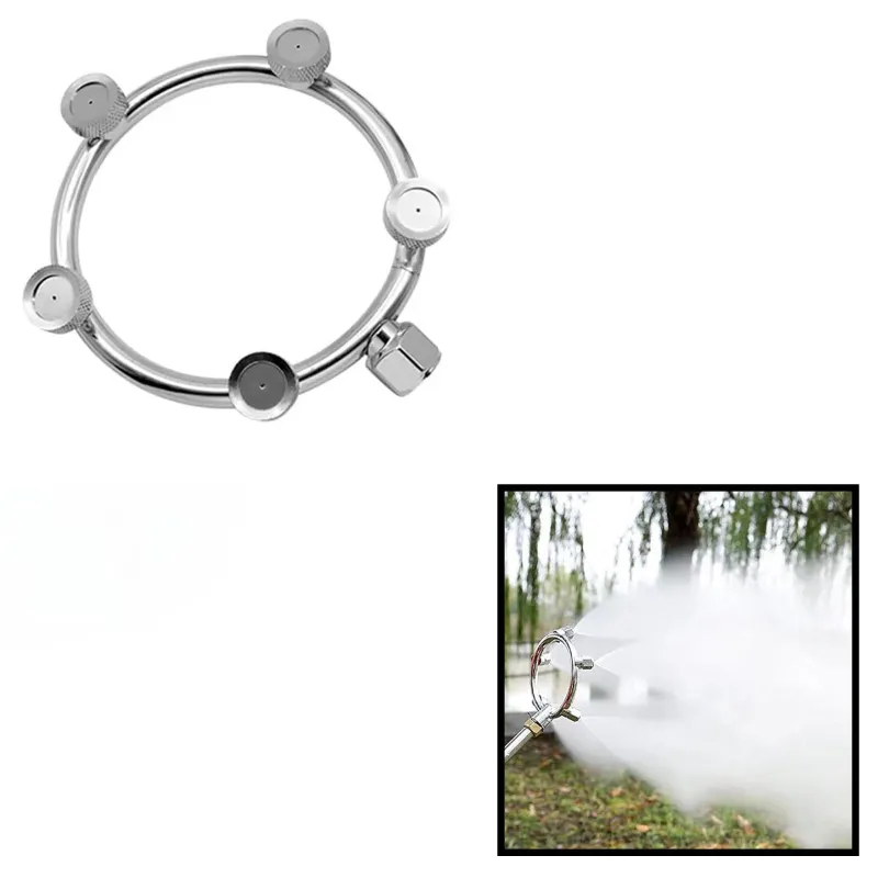 Stainless Steel 5 Face Round Sprayer Nozzle for Battery Sprayer and Power Sprayer lance