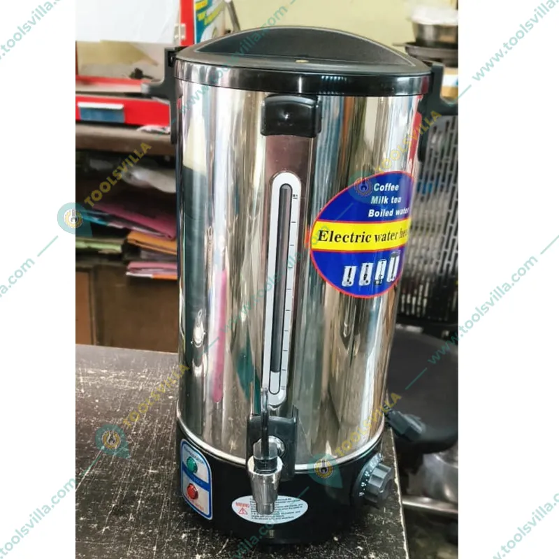 Commercial 10 Liter Electric Milk and Water Boiler Machine, 2400 Watt