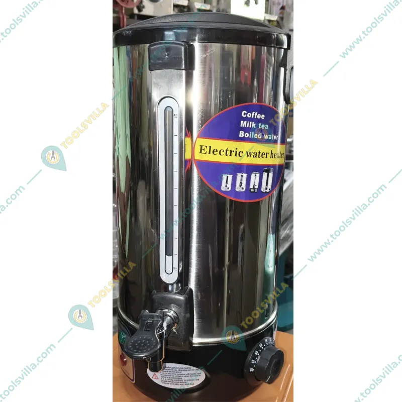 Commercial 10 Liter Electric Milk and Water Boiler Machine, 2400 Watt