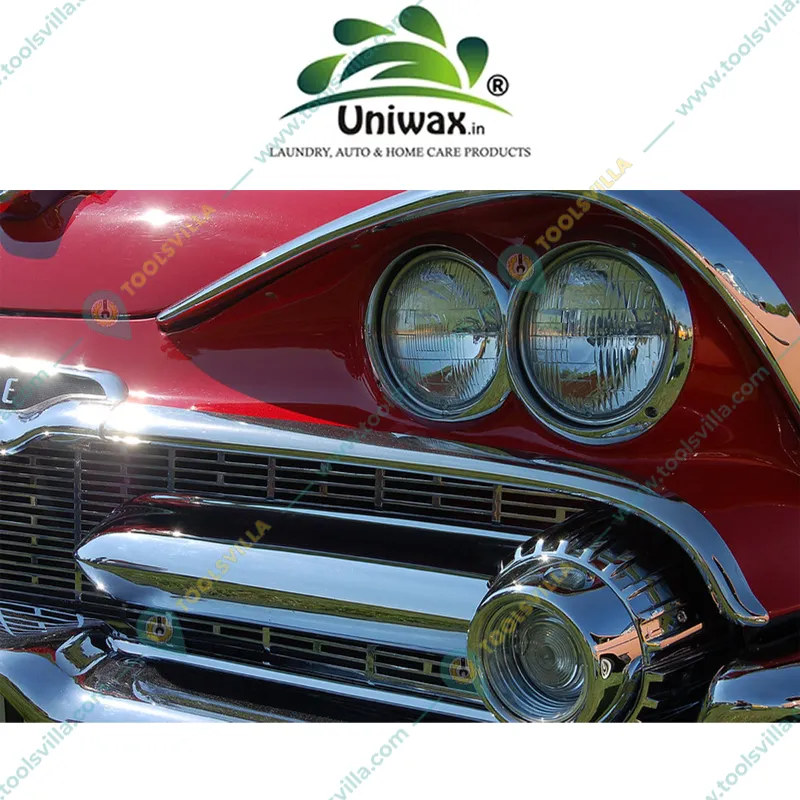 Uniwax 5L Chrome Polish Rust Remover for Chrome, Copper, Brass, Bronze, Gold, Nickel and Stainless Steel