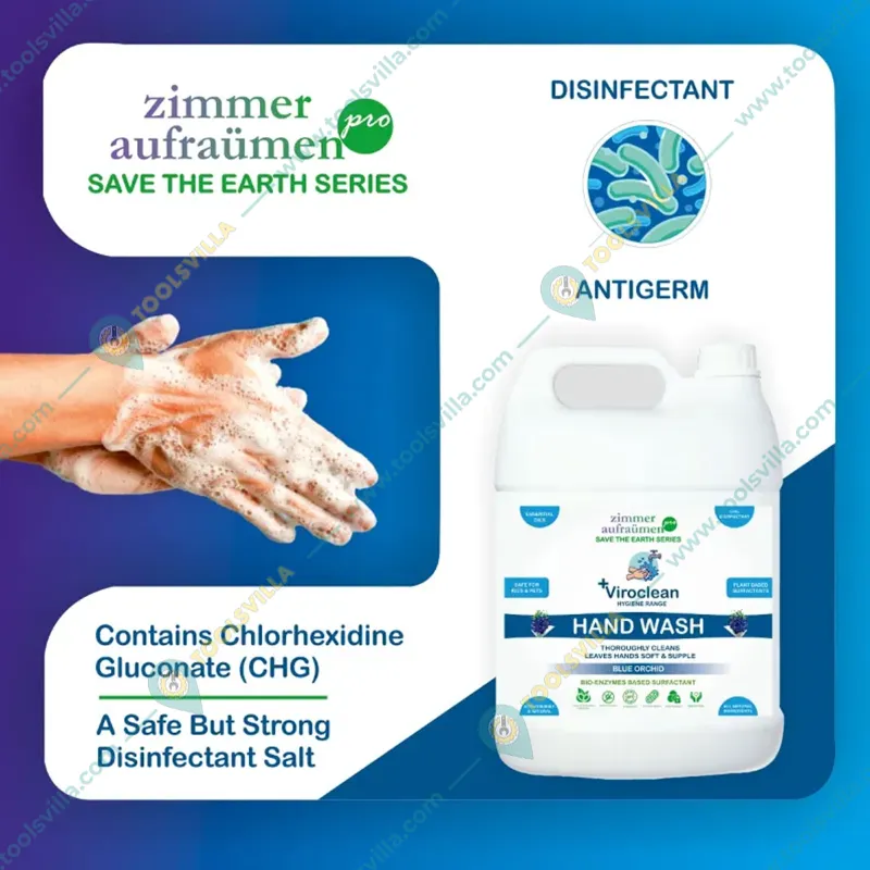 Zimmer Aufraumen Pro 5 Liters Hand Wash(Fragrant-Blue Orchid)