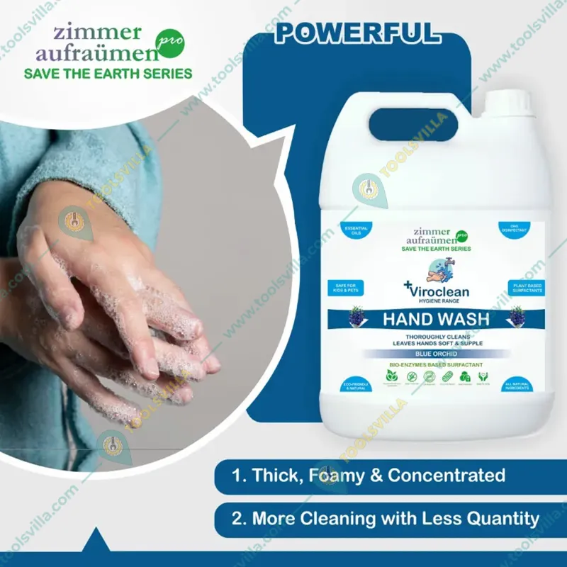 Zimmer Aufraumen Pro 5 Liters Hand Wash(Fragrant-Blue Orchid)