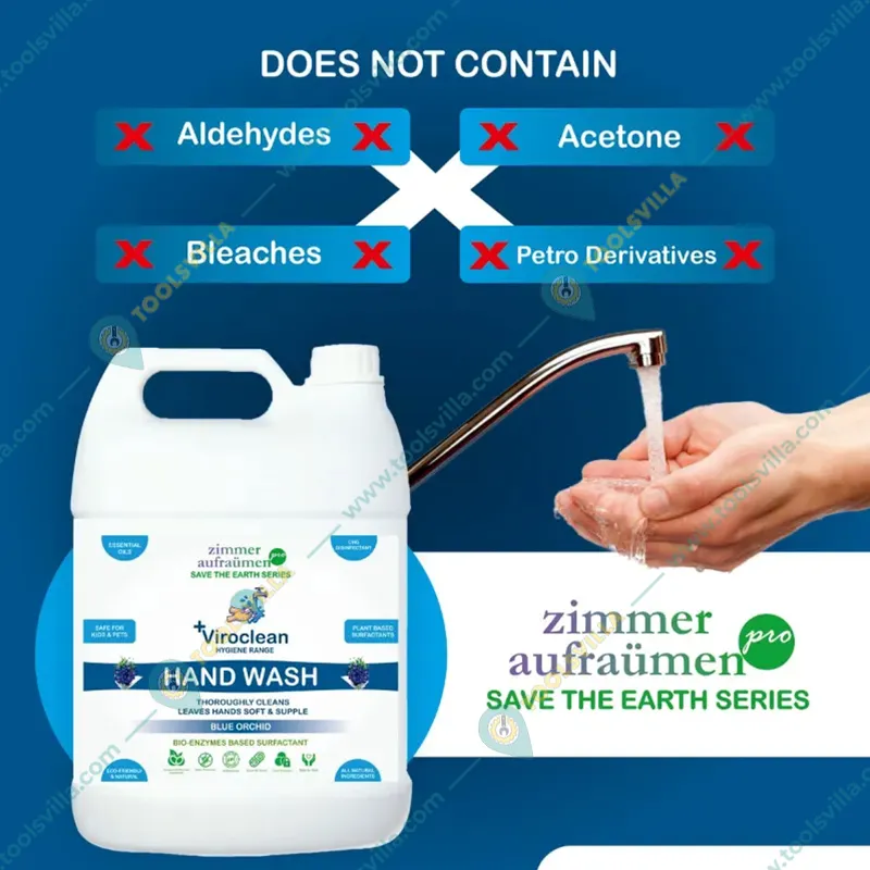 Zimmer Aufraumen Pro 5 Liters Hand Wash(Fragrant-Blue Orchid)