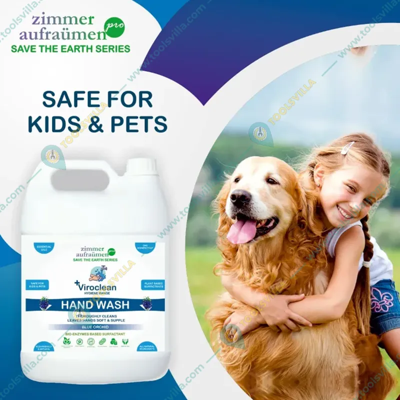 Zimmer Aufraumen Pro 5 Liters Hand Wash(Fragrant-Blue Orchid)
