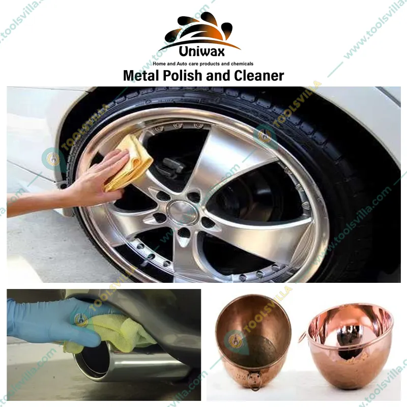 Uniwax 5L Metal Polish and Cleaner for Chrome, Copper, Brass, Zinc, Stainless Steel to Remove Stain, Scales, Oil