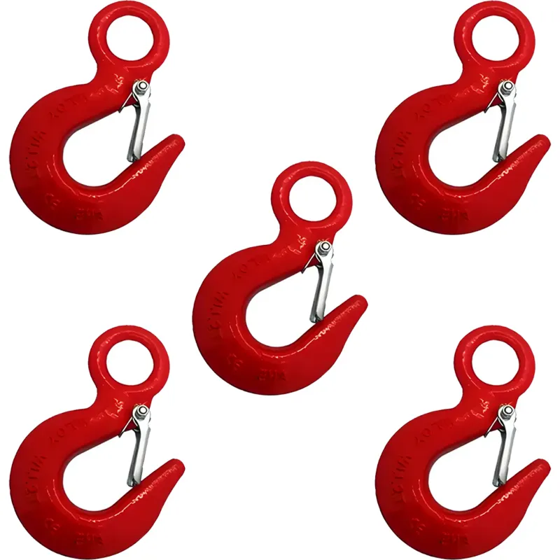 Heavy Duty 5 pieces 1 Ton Load Capacity Eye Hook With Latch