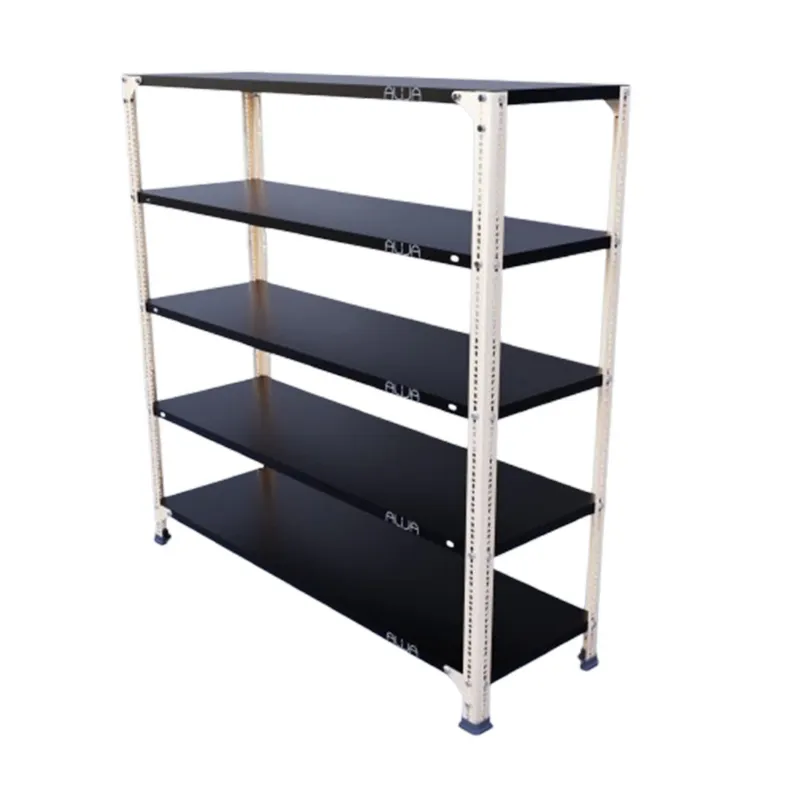 ALIJA 5 Shelves 48 x 47 x 15 Inch 22 Gauge Metal Storage Rack For Multipurpose Uses