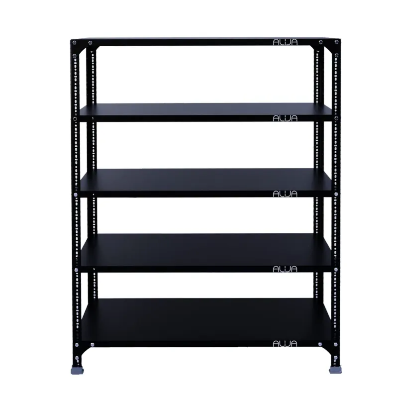 ALIJA 48 x 41 x 12 Inch 5 Shelves Multipurpose Storage Rack With Accessories