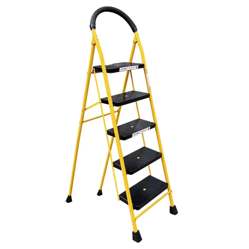 PROHOME 5-Step Heavy Duty Foldable Durable, Steel Ladder for Home With Anti-Slip Shoes (STEEL HOME LAADER- 5)