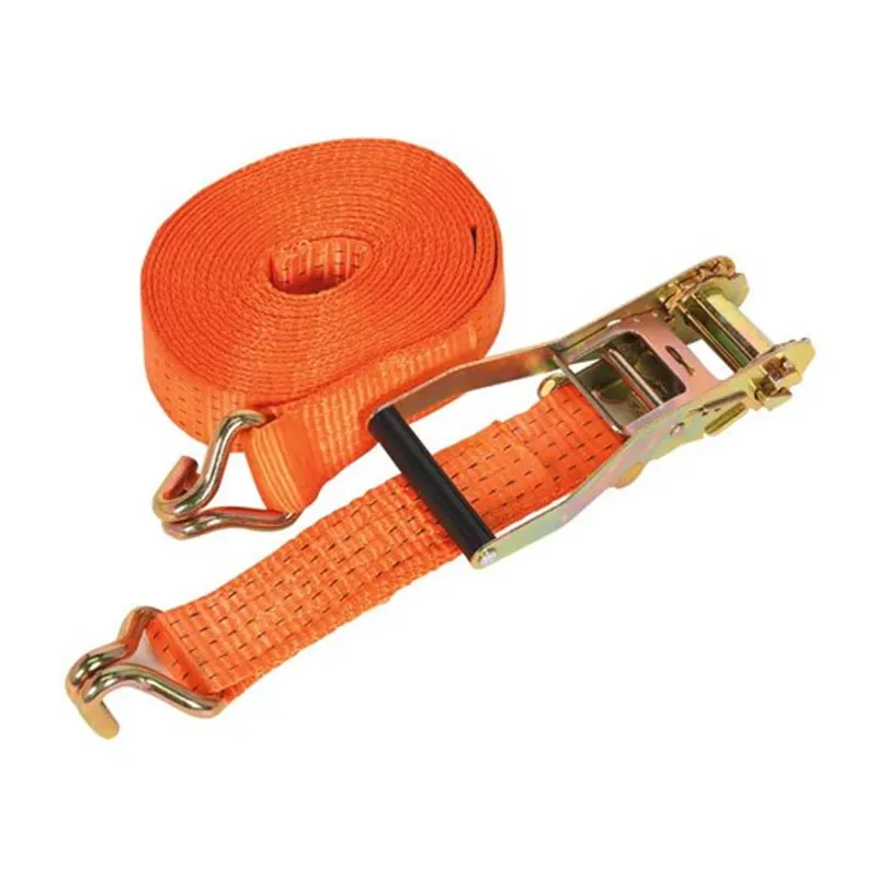 Safelift 5 ton 4 meter Ratchet Cargo Lashing Belt/Strap ,50mm Thickness Designed For Heavy-Duty Applications
