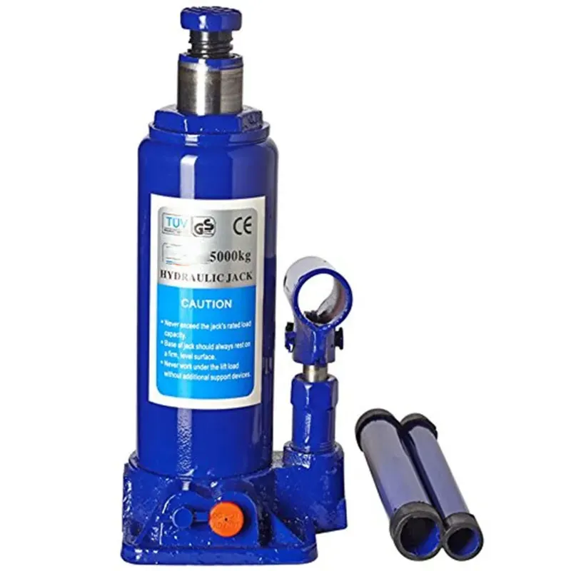 Premium Quality 5 Ton Capacity Hydraulic Bottle Jack For Full Size SUV, Passengers Vehicle, Light Van - 305 mm Maximum Lifting Height
