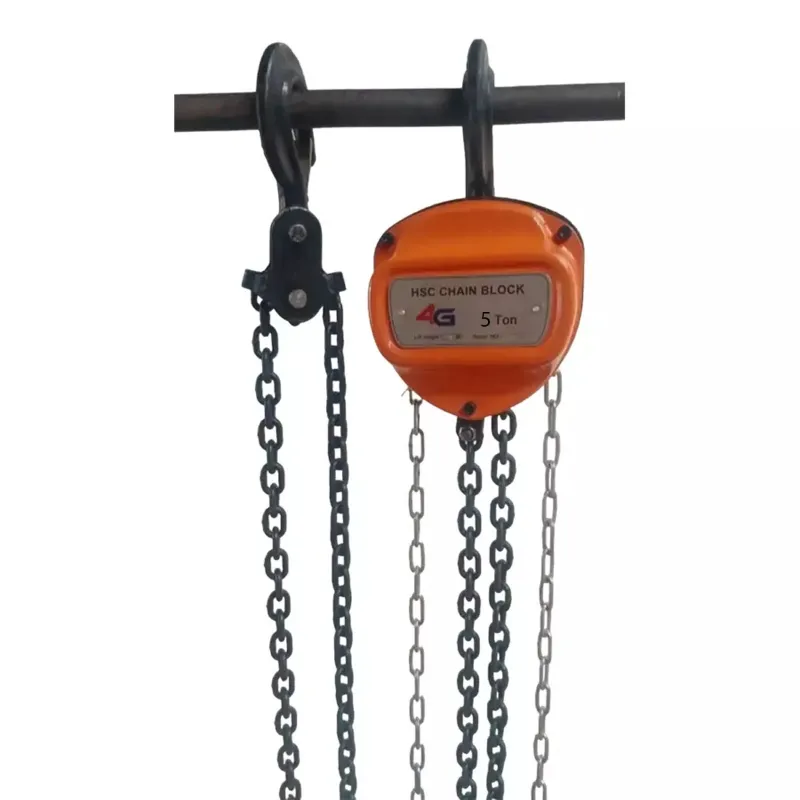 4G 5 Ton HSC Chain Pulley Block with 6 m Chain - 6 Meter Standard Lift