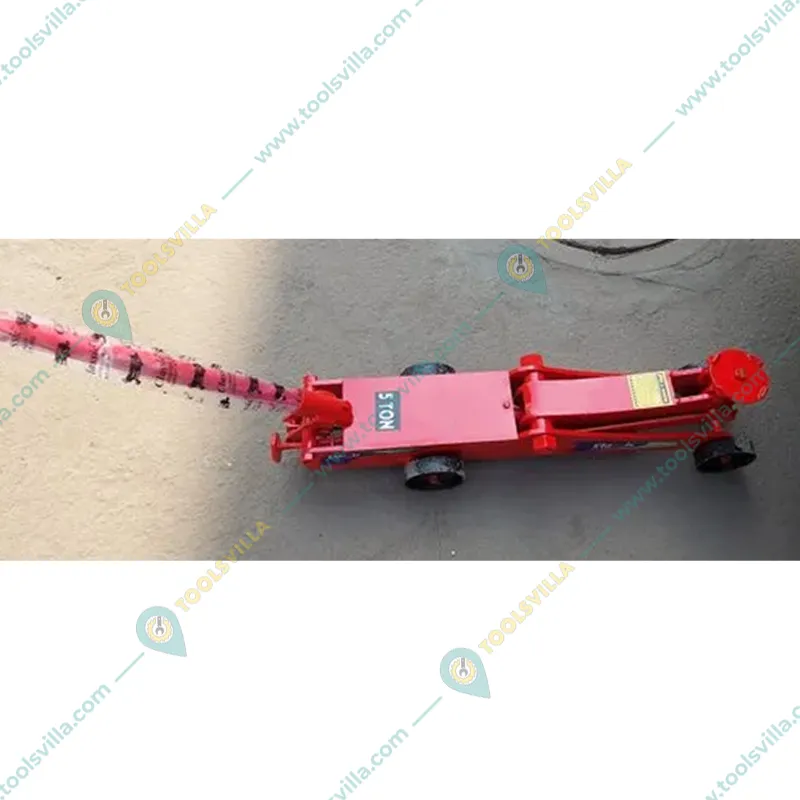 Heavy Duty 5 Ton Capacity Hydraulic Floor Trolley Jack for Garage and Commercial Purposes- Max. Lifting Height 500 mm