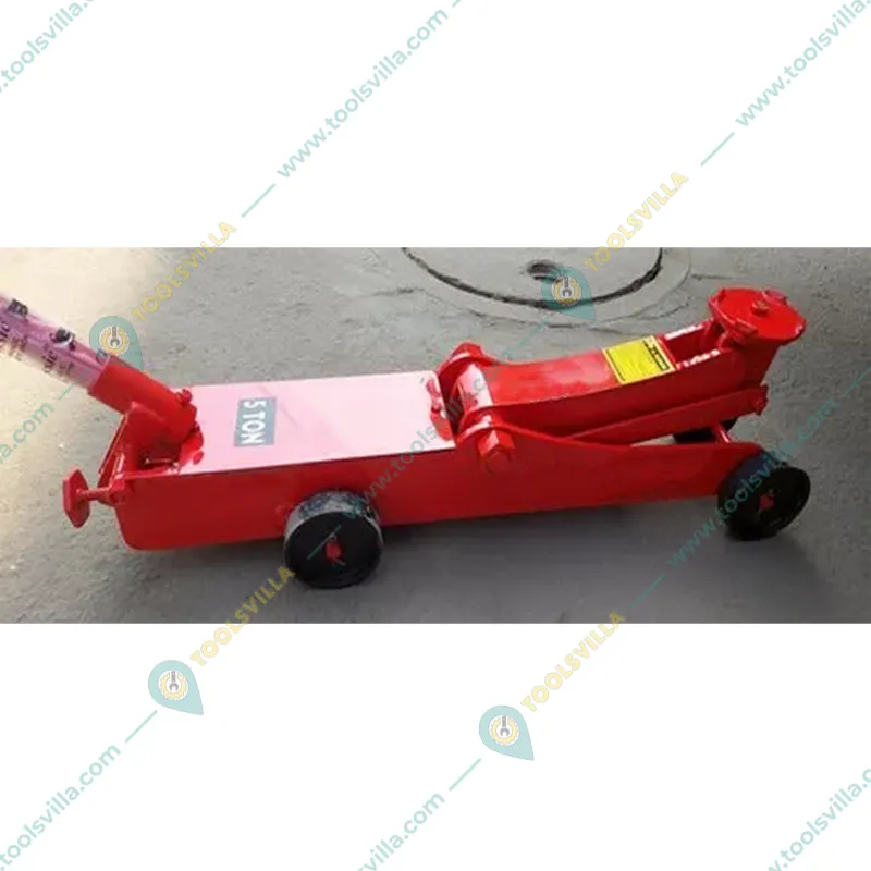 Heavy Duty 5 Ton Capacity Hydraulic Floor Trolley Jack for Garage and Commercial Purposes- Max. Lifting Height 500 mm