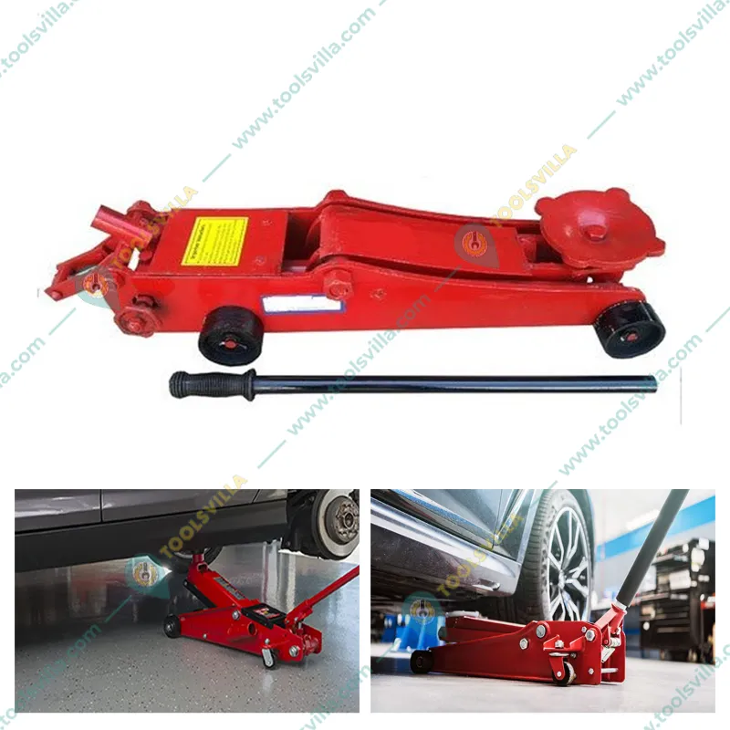 Heavy Duty 5 Ton Capacity Hydraulic Floor Trolley Jack for Garage and Commercial Purposes- Max. Lifting Height 500 mm