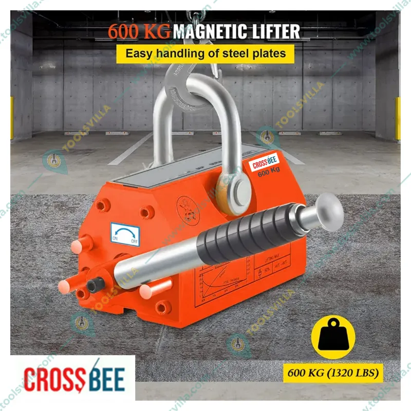 Crossbee 600 Kg Lifting Capacity Magnetic Lifter 