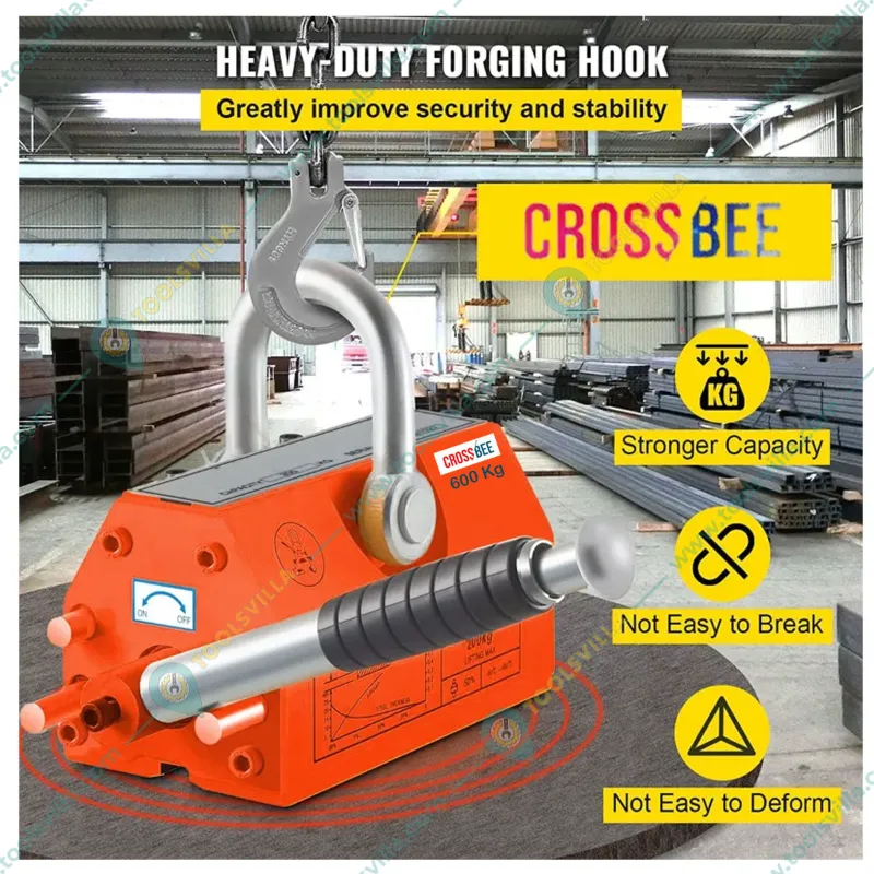 Crossbee 600 Kg Lifting Capacity Magnetic Lifter 