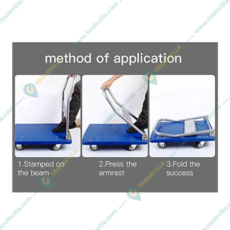 Big Apple 600 Kg Load Capacity 105 x 63 cm Platform Trolley (TRL-SPH-PL-600)