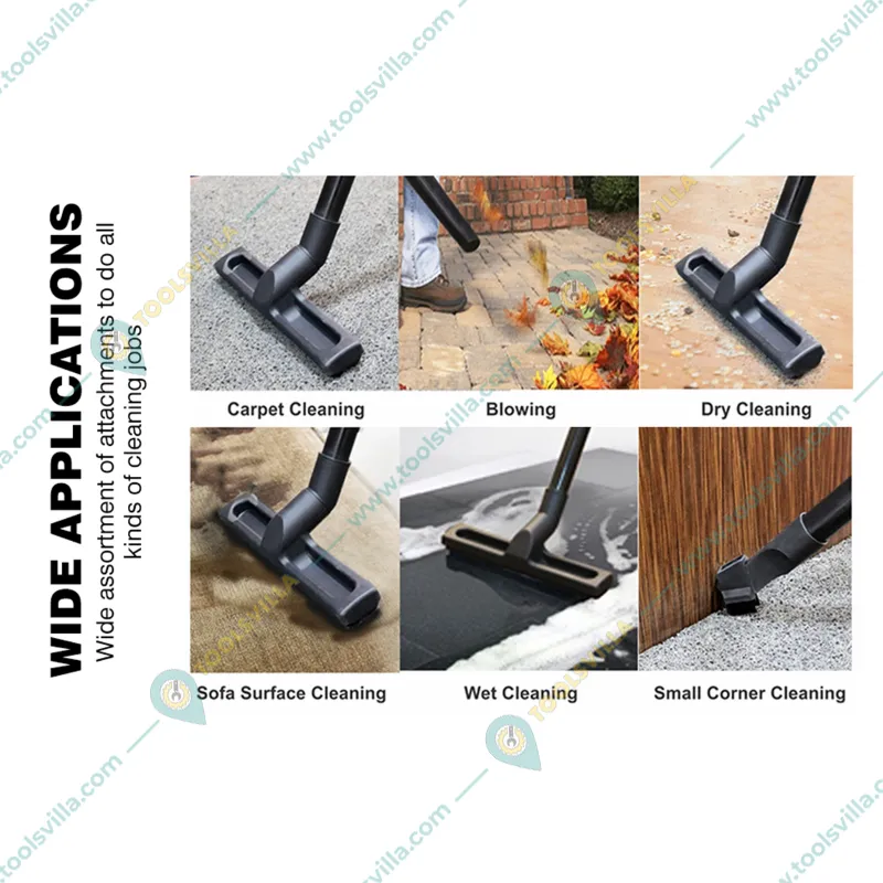 Premium Quality 100 Ltr Commercial Wet and  Dry Vacuum Cleaner With 4500W Triple Motor and All Required Accessories