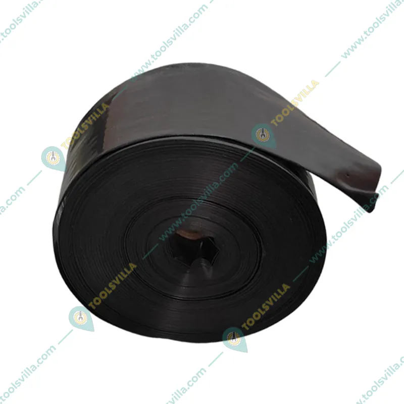 HDPE 2.5 Inch Lapeta Lay Flat Tube Pipe Suitable for Irrigation, Agriculture & Farming(Black)(Size-60 mtr)
