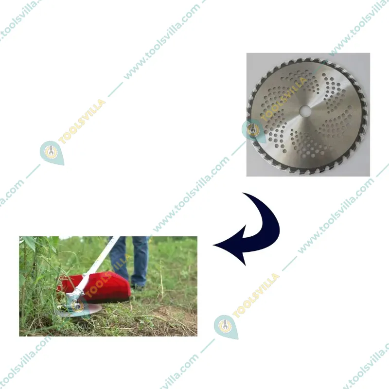 Heavy Duty 10 inch 60-T Blade For All Types of Petrol Brush Cutters / Grass Cutters / Crop Cutters(Quantity-2 Pieces)