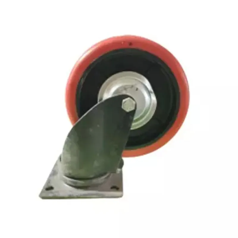 Suwas Trolley 2 Pieces 8 x 2 Inch Polyurethane 625 Kg Load Capacity Swivel Caster Wheel | 6 Month Warranty