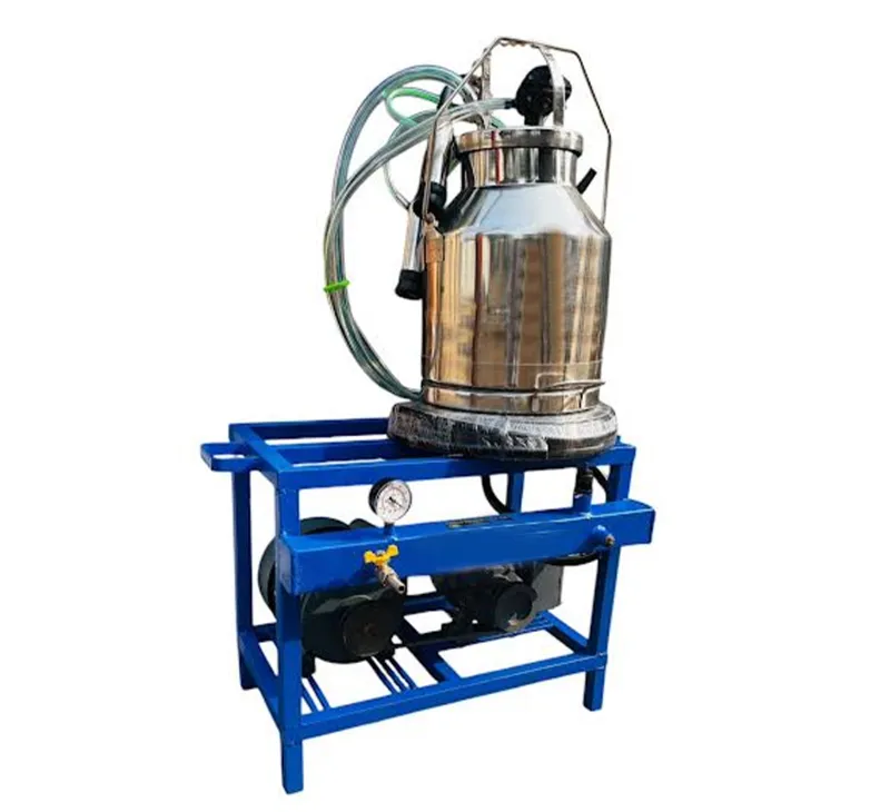 650 LPM Single Bucket Milking Machine 25 Liters with 1 HP Motor, Single Phase