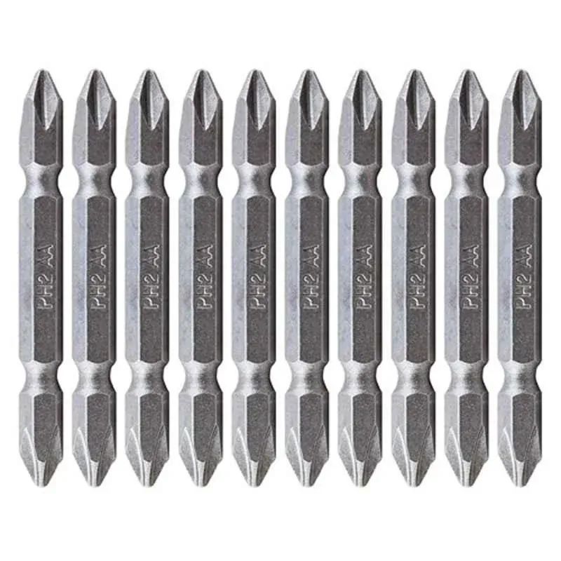 Premium Quality 65 mm 10 Pcs Double Sided Screwdriver Bit Set