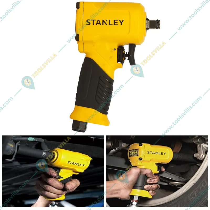 Stanley 1/2 Inch Mini Air Impact Wrench with 678 Nm Max. Torque With 1 Year Warranty (STMT74840-800)