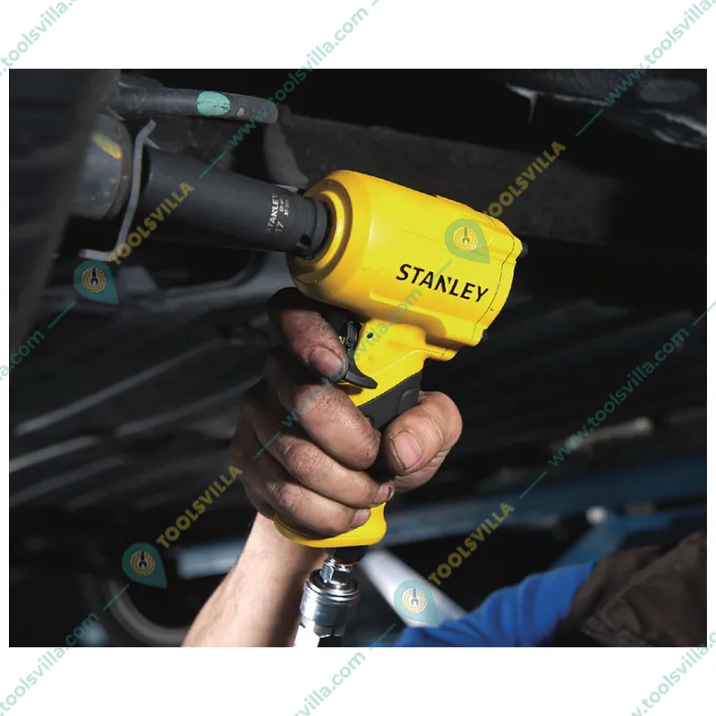 Stanley 1/2 Inch Mini Air Impact Wrench with 678 Nm Max. Torque With 1 Year Warranty (STMT74840-800)